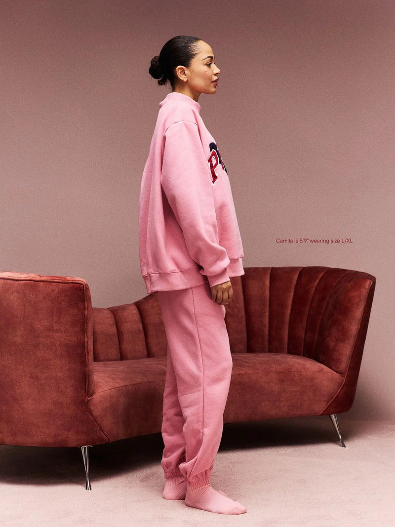 Jean Heart Varsity Mockneck