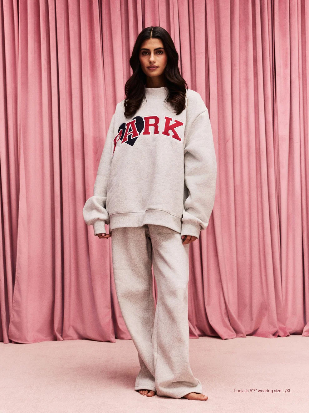 Jean Heart Varsity Mockneck